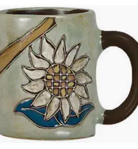 MARA STONEWARE MUG - SUNFLOWER
