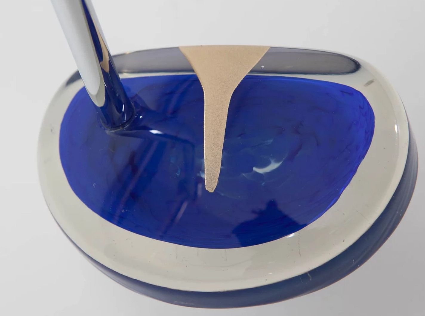 MALLET STYLE GLASS PUTTER - MIDNIGHT BLUE RIGHT HANDED 37
