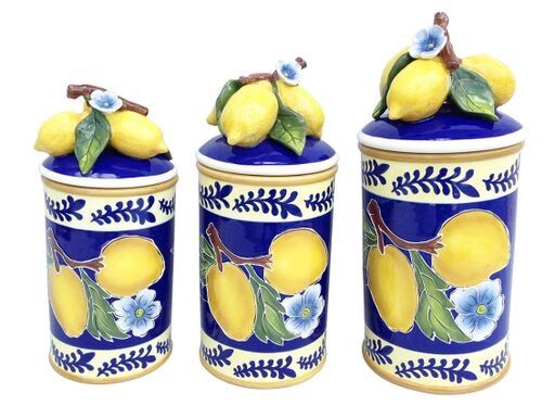 SMALL LEMON CANISTER