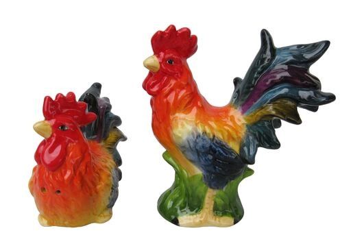 Traditional Rooster Salt and Pepper Set