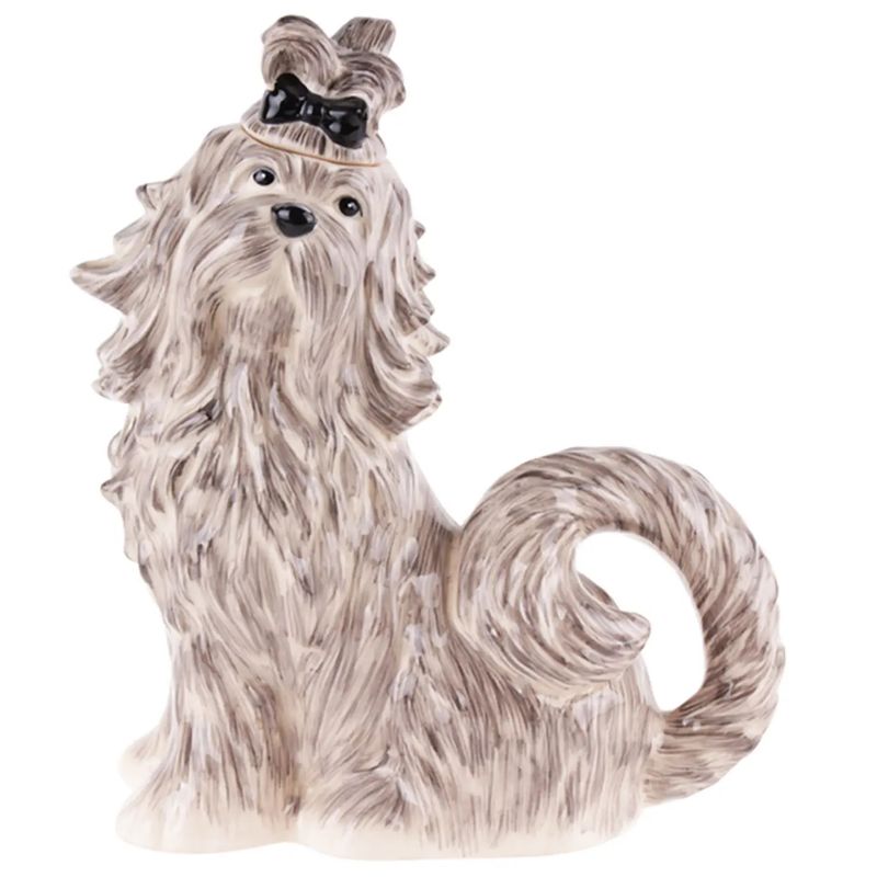 SHIH TZU TEAPOT - BLACK AND WHITE