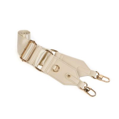 Hydrobag HANDLE - Ivory w/ Solid Vegan Leather Trimmed Strap