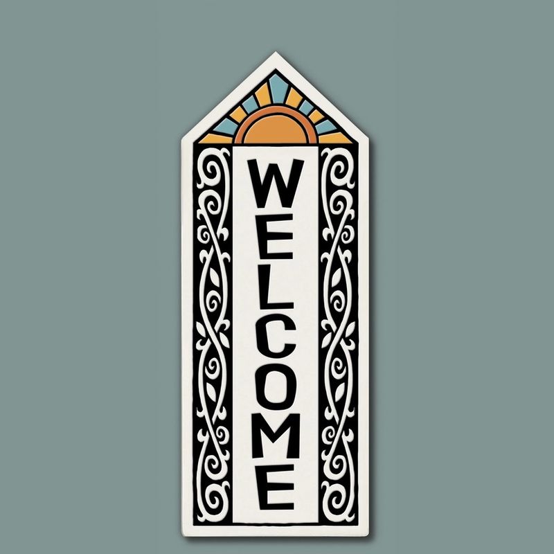 WELCOME - GARDEN TILE STAKE