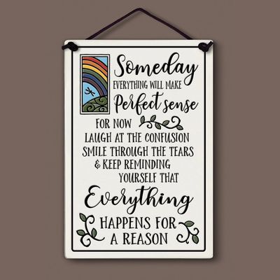 523 LARGE HANGING WALL PLAQUE - SOMEDAY