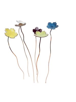 5 PETAL FLOWER STEM - WOODLANDS COLLECTION