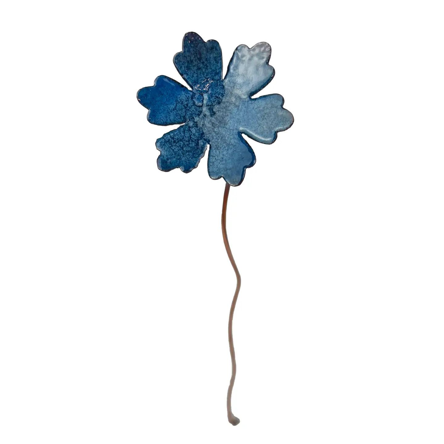 5 PETAL FLOWER STEM - WOODLANDS COLLECTION, Color: AZURE