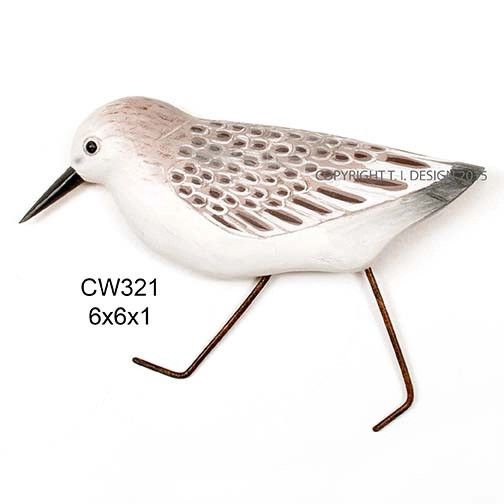 CW321 SANDERLING SINGLE - WHITE