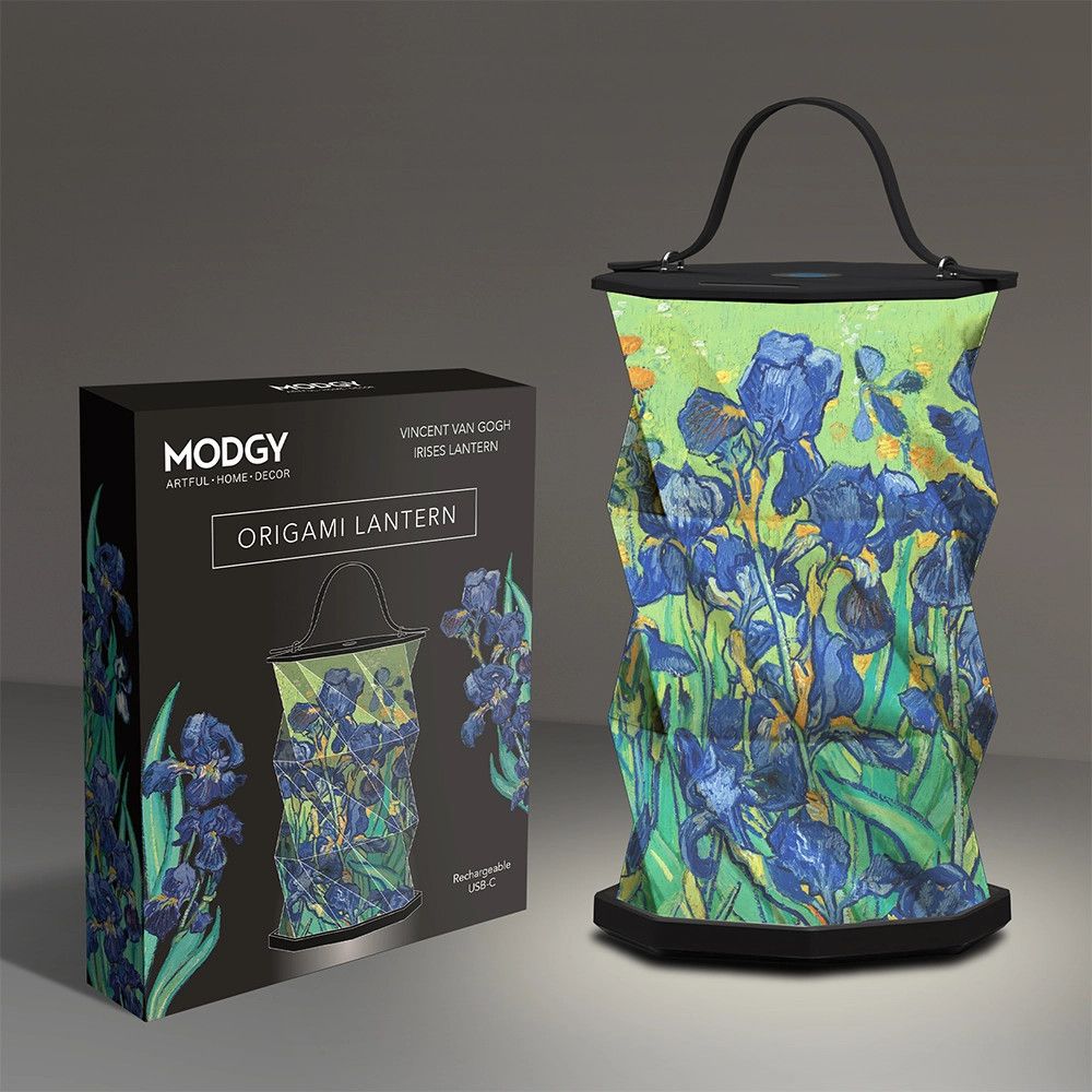 Modgy Vincent Van Gogh Irises Origami Lantern
