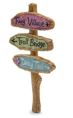 MG373 Fairy Sign Post