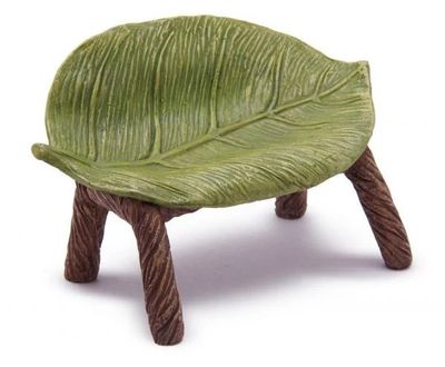 MG386 FAIRY GARDEN LEAF BENCH