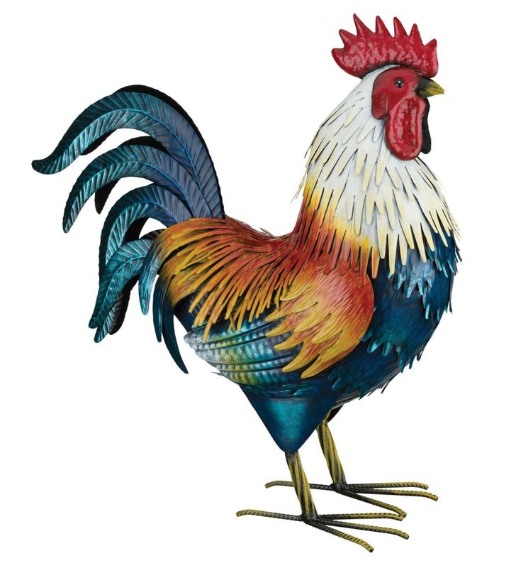 Golden Duckwing Rooster Decor - LARGE