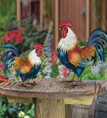 Golden Duckwing Rooster Decor MEDIUM