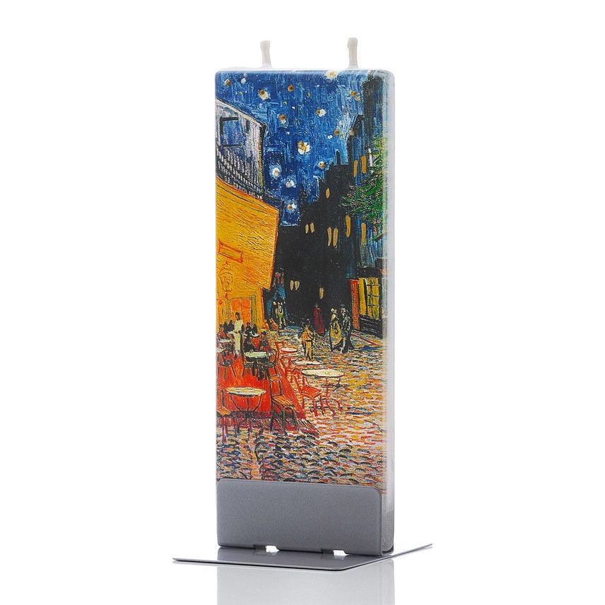Flat Handmade Candle-Van Gogh Cafe Terrace