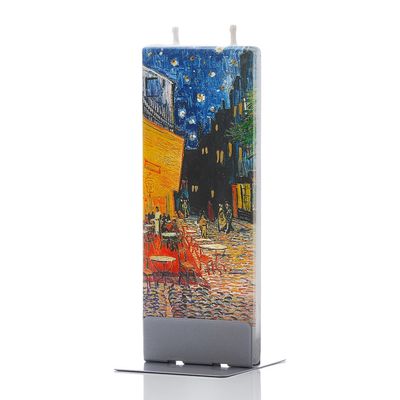 Flat Handmade Candle-Van Gogh Cafe Terrace