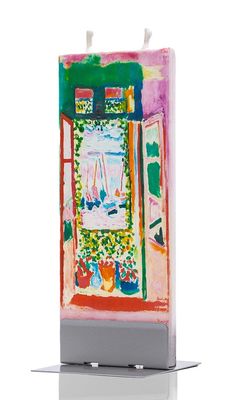 Flat Handcrafted Candle Open Window, Hendri Matisse