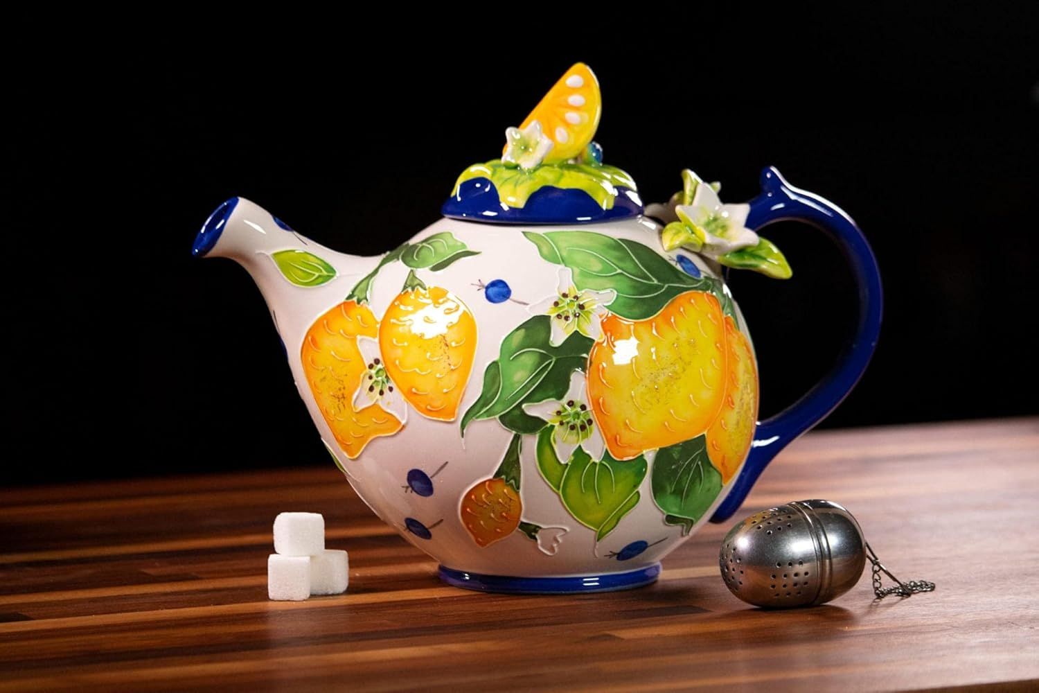 LEMON TEA TOP TEAPOT