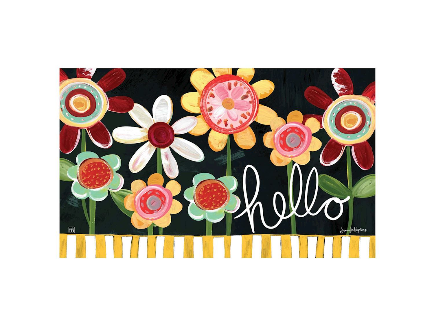 MatMate Insert Rug, Style: Playful Petals