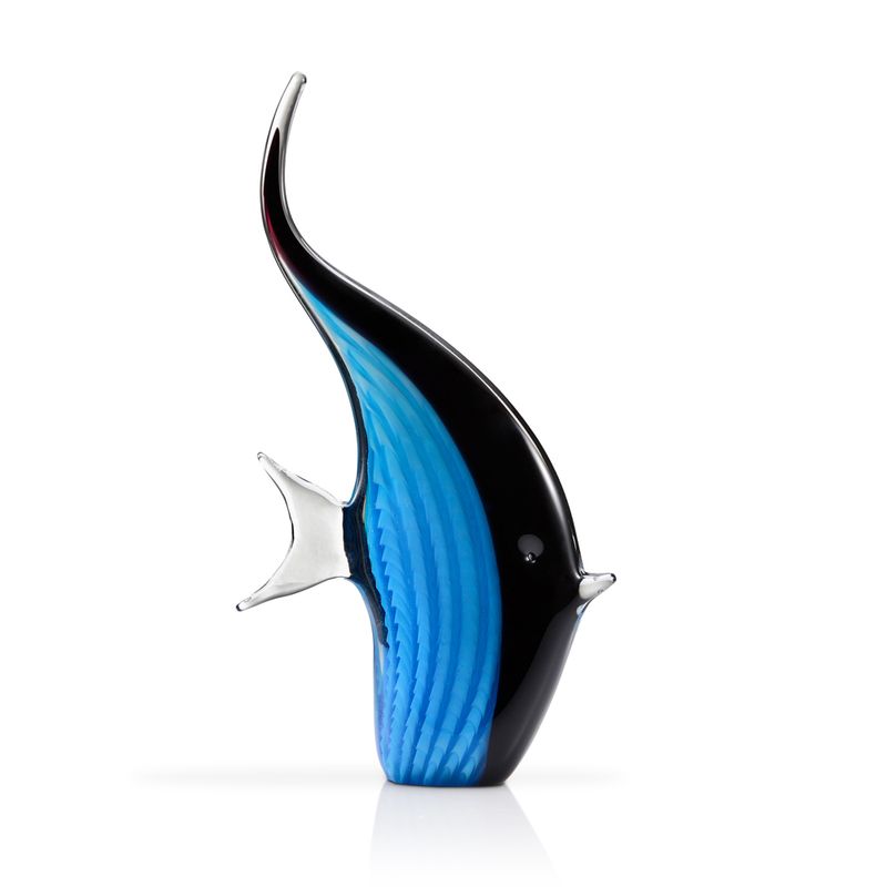 Art Glass Blue Angelfish
