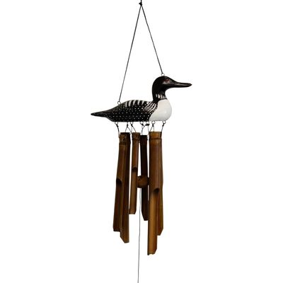 LOON BAMBOO WOODEN CHIME - AUTHENTIC FINISH