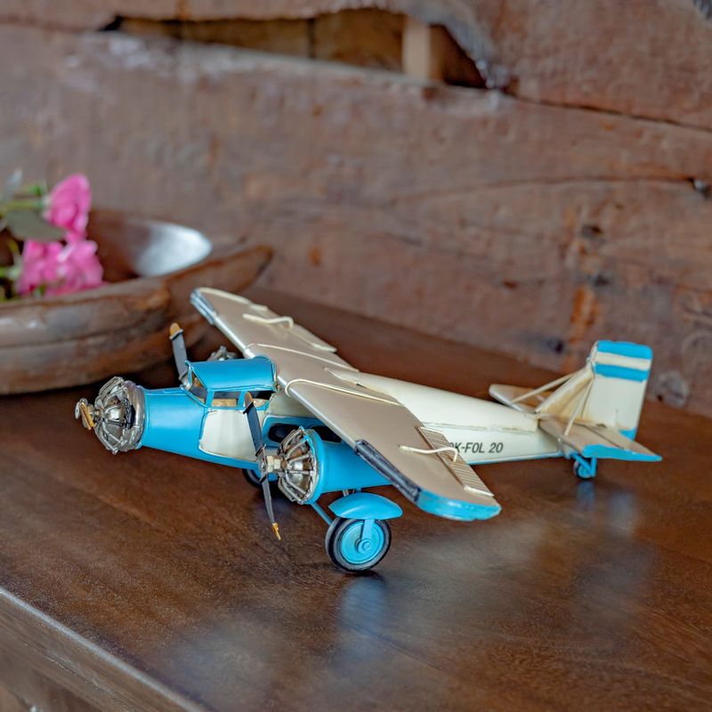 Metal Model Airplane Decor