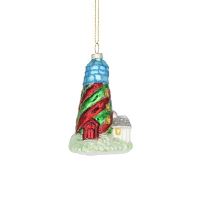 BLUE LIGHTHOUSE ORNAMENT