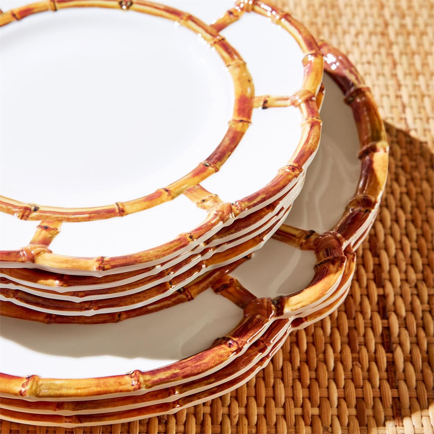S/4 Bamboo Touch Dinner Plate