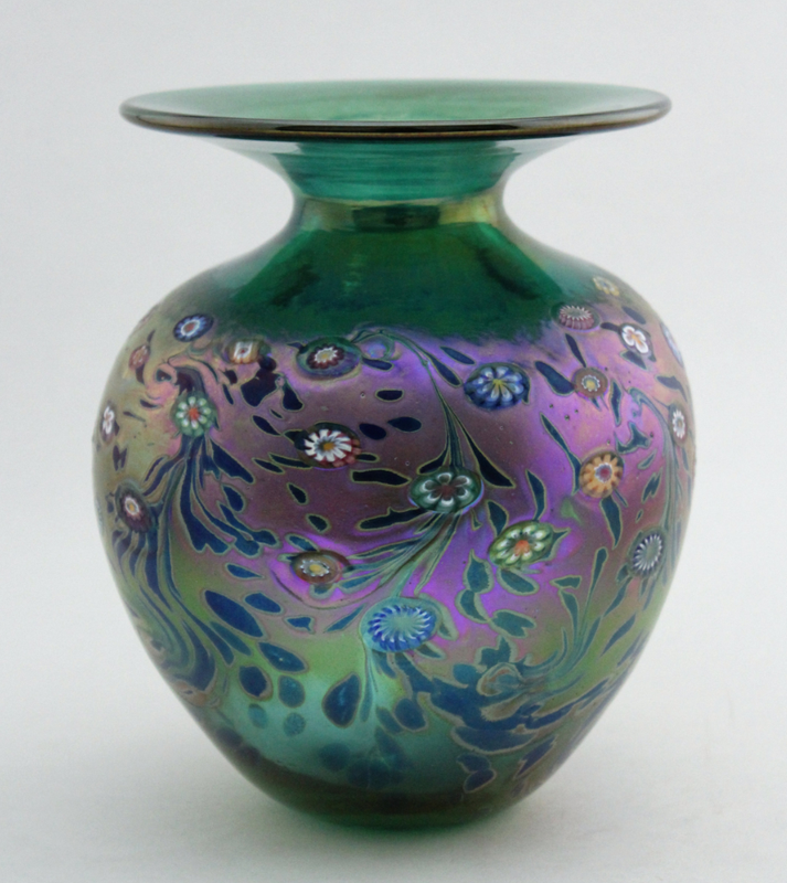 Monet Series Short Vase in Emerald