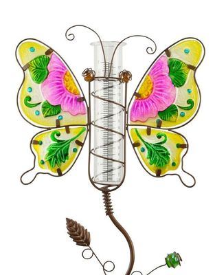 RAIN GAUGE BUTTERFLY - YELLOW