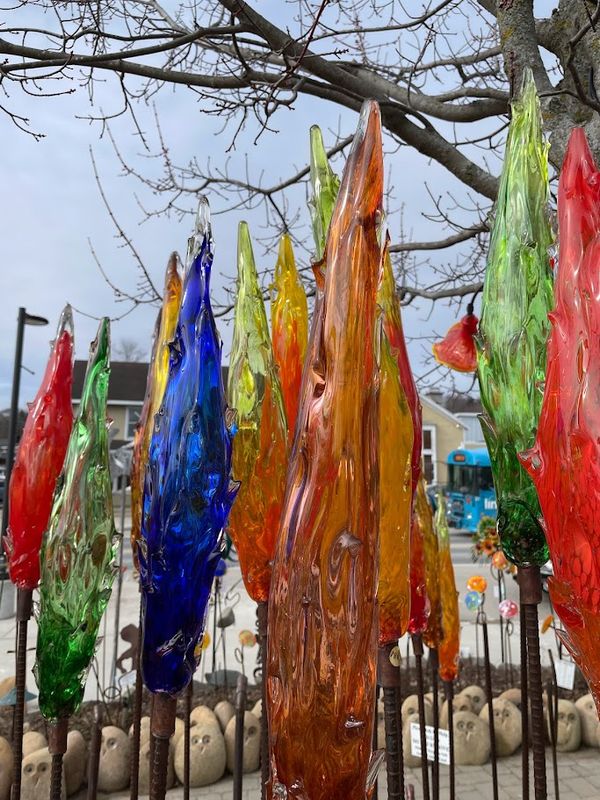 GLACICLE - GARDEN GLASS SCULPTURE