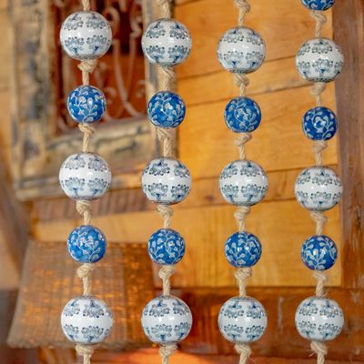 Porcelain Tsugo Ball Garland "Kairi"