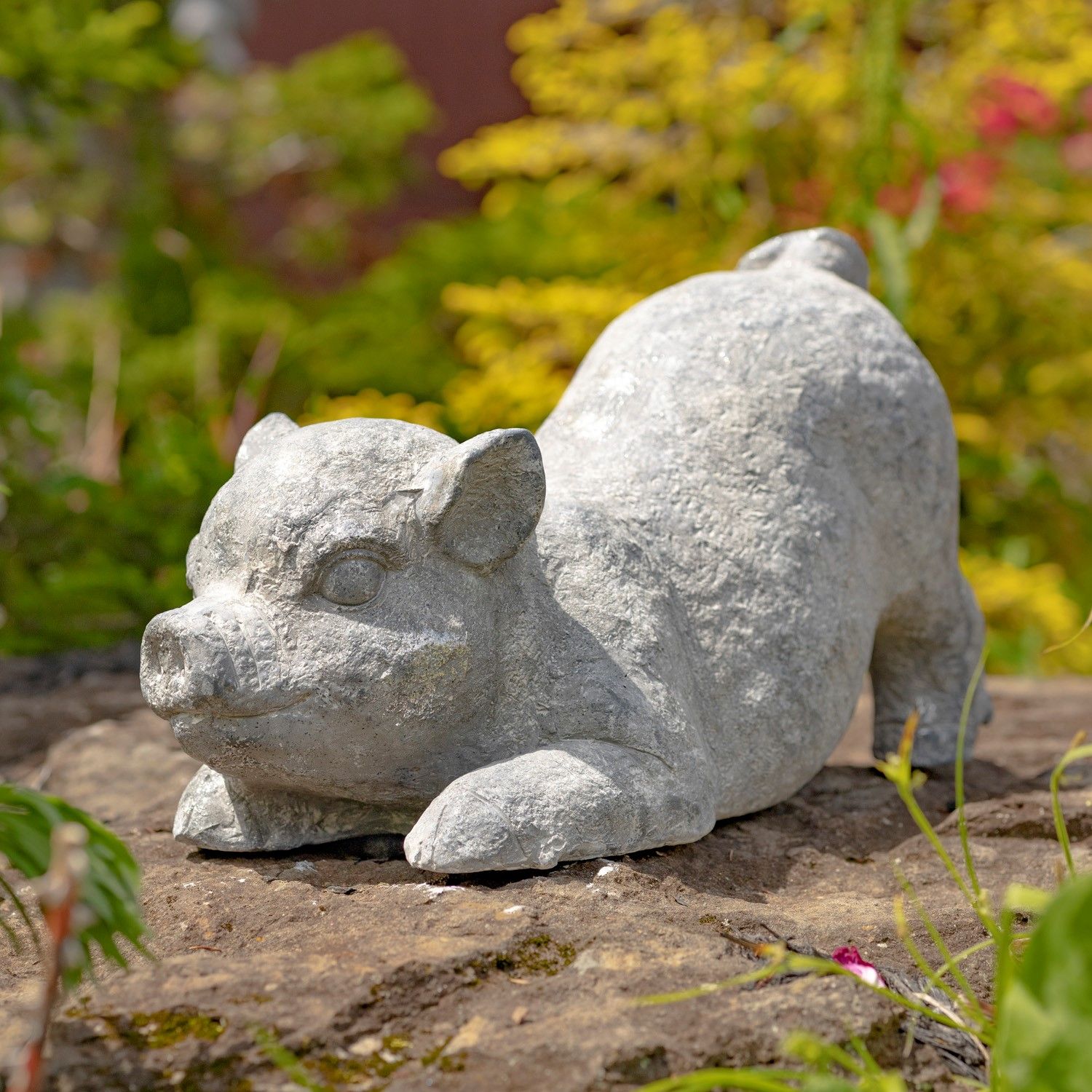 Small Magnesium Piglet Statue &quot;Truffles&quot;