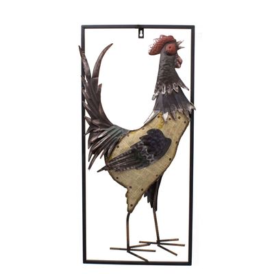 Rooster and Hen Hanging Wall Decor (Set of 2)