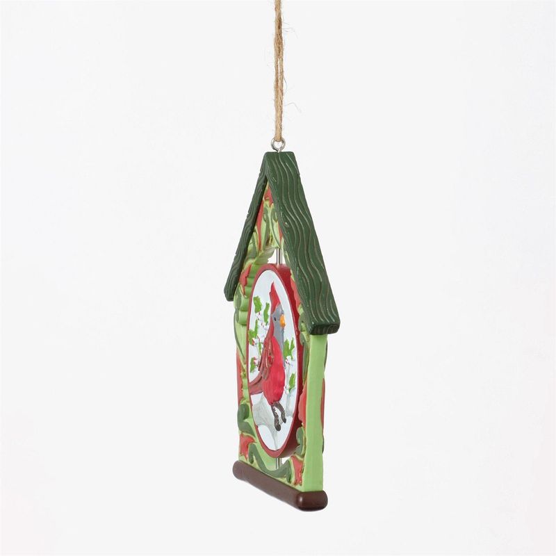 Cardinal Bird House Ornament