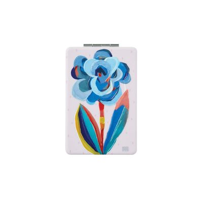 COMPACT MIRROR BLUE BLOOM