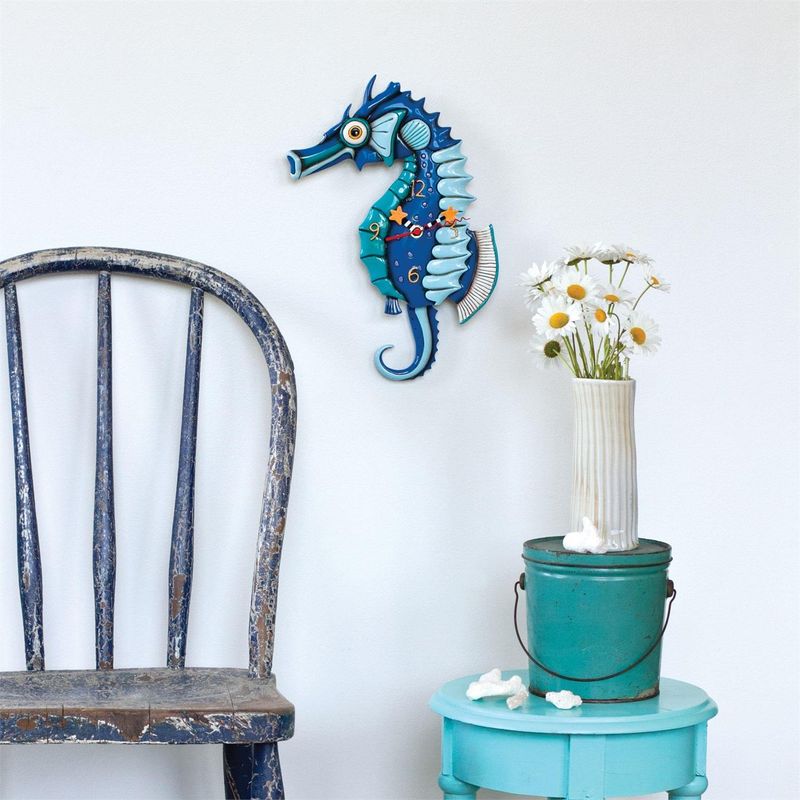 CLOCK - SALTY SEAHORSE