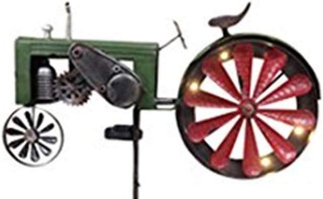 TRACTOR SOLAR SPINNER STAKE