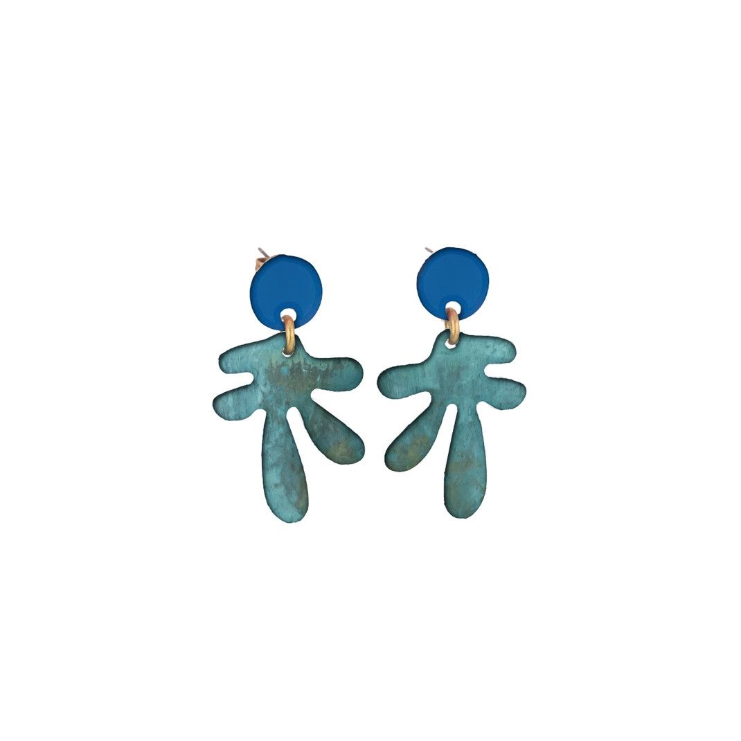 Prince Earring - Mix Blue