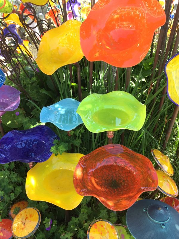 BIRDBATH LARGE - GARDEN GLASS SCULPTURE