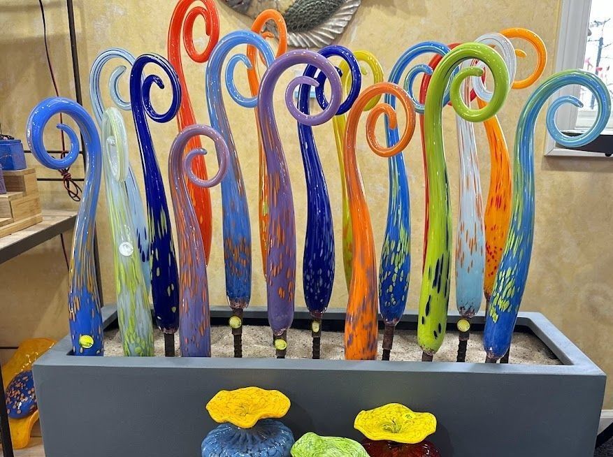 FIDDLESTICK - GARDEN GLASS SCULPTURE