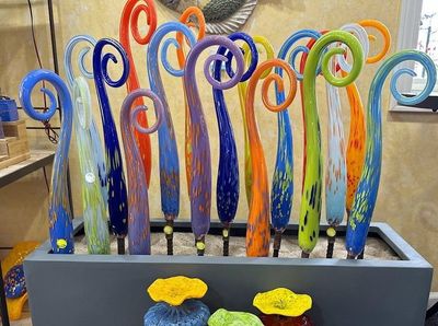 FIDDLESTICK - GARDEN GLASS SCULPTURE