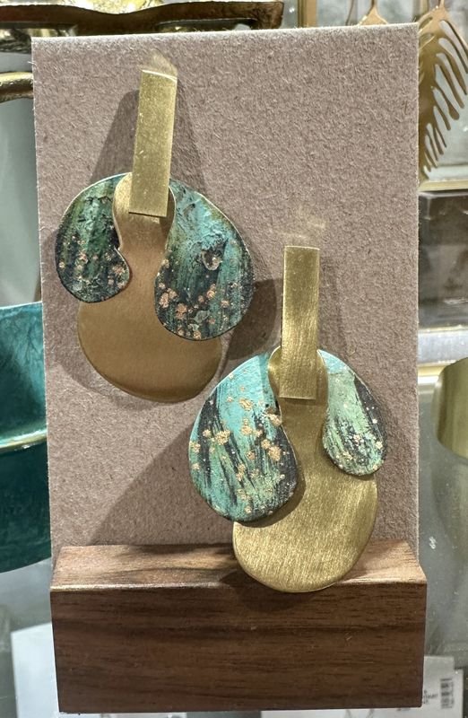 HUG EARRINGS - CUSTOM COLOR FOREST