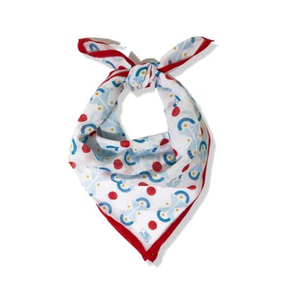 Naomi Hourglass Bandana Red