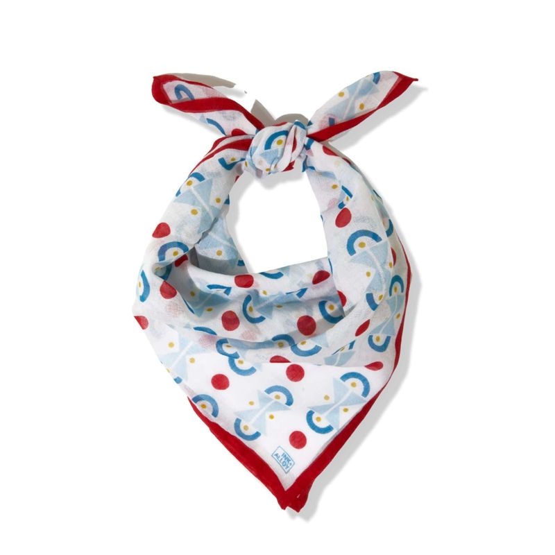 Naomi Hourglass Bandana Red