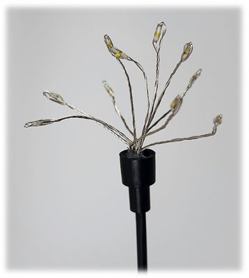 LED Solar Dandelion Garden Stake 2pc Set
