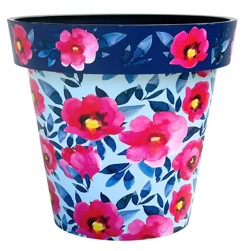 ZEST POT PINK POPPIES 8.5 IN