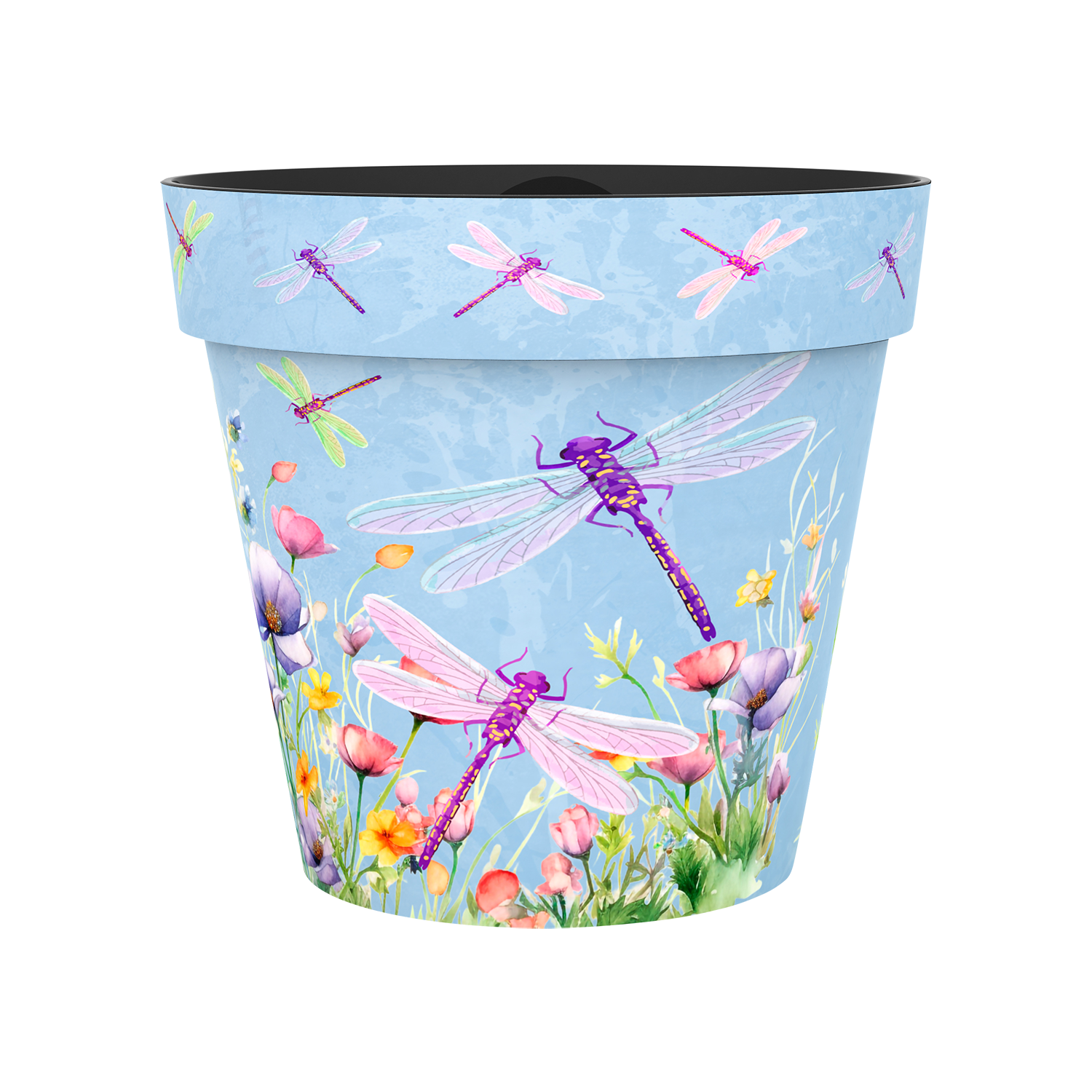ZEST POT DRAGONFLIES 6 IN