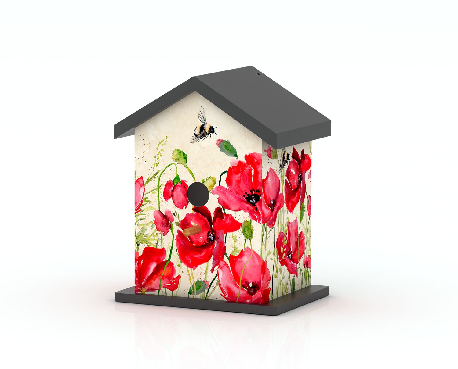 ZEST BIRDHOUSE POPPIES &amp; BEES