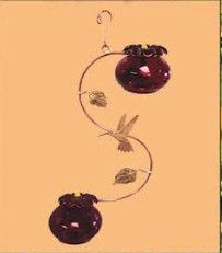 Serenity Hummingbird Feeder - Red