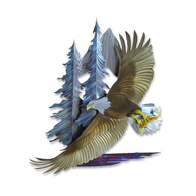 FREEDOM  BALD EAGLE IN FLIGHT