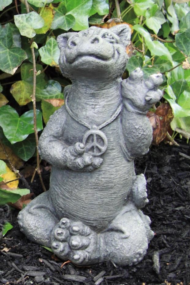 LIL JERSEY DRAGON PEACE SIGN, Color: CLASSIC MOUNTAIN BRONZE